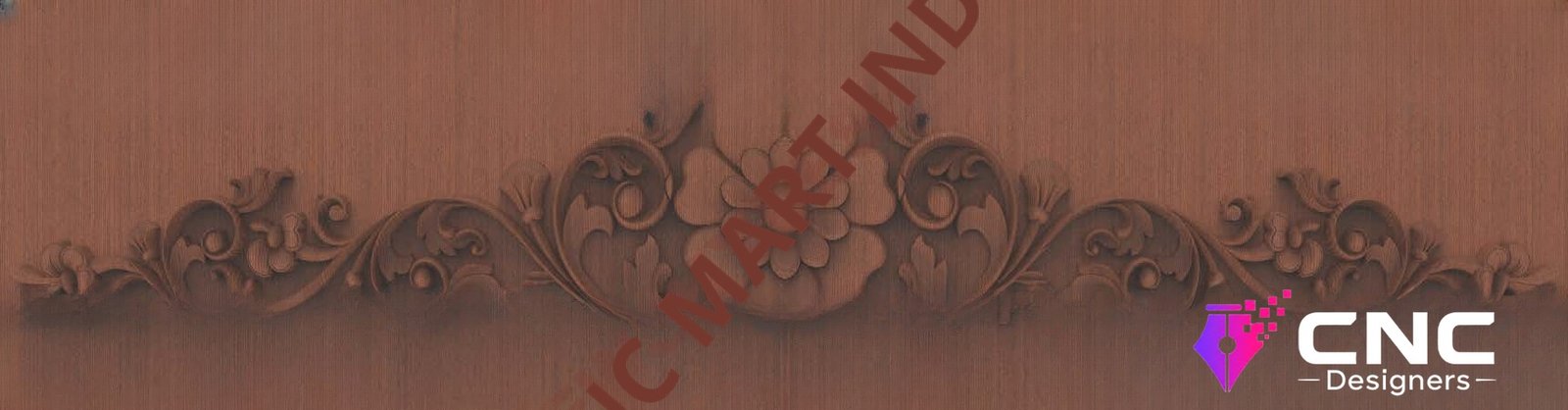 Beds & Sofa - BS-101 Floral Ornament Scrollwork 3D Relief Design